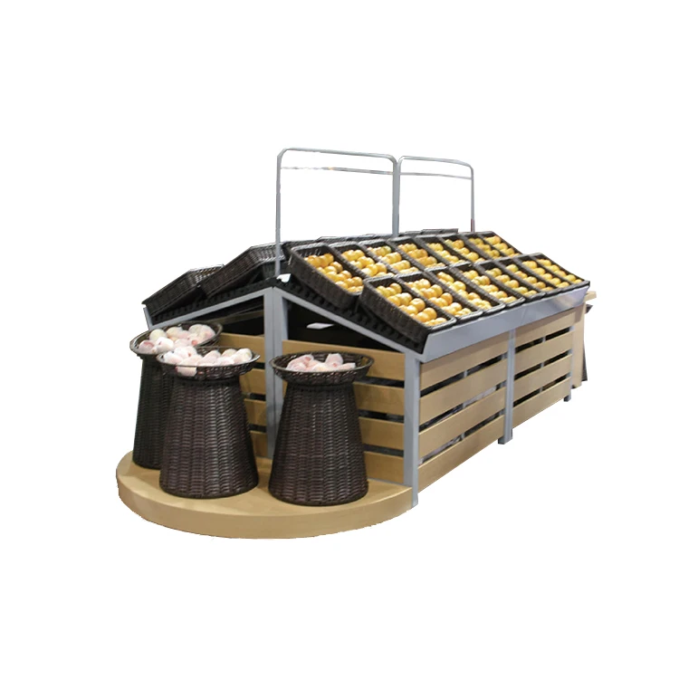 Supermarket rack Commercial Wood Candy Display Rack Candy Shelf