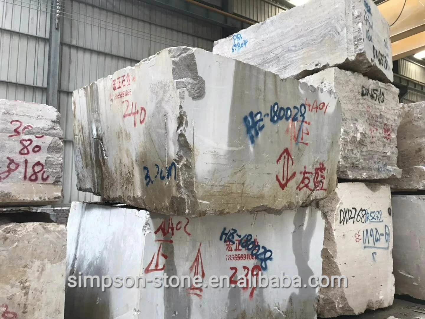Natural Stone Cinderella Grey Marble Big Slab Wall Clading Floor Stair