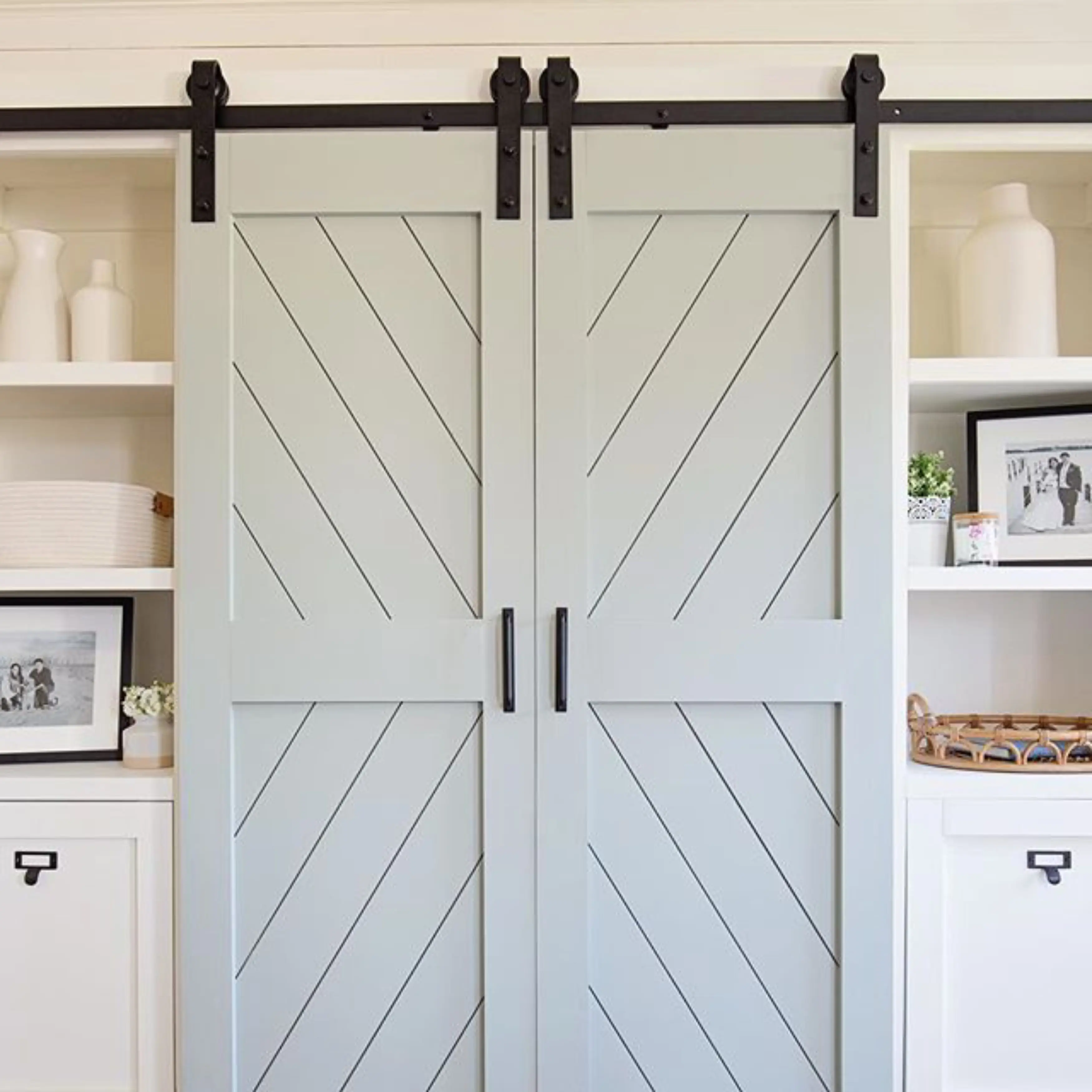 Modern Design DIY Disassembly Solid Wood Primed Panel Interior Doors for Houses