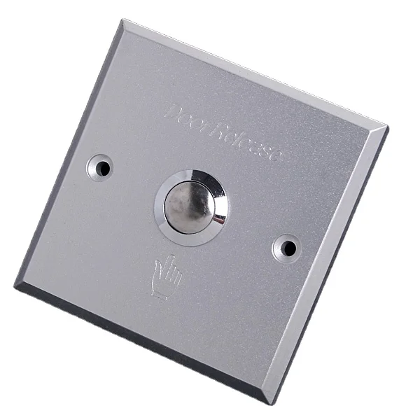 MC-201 Aluminum Mini Door Switch Button Push Button Switch Exit Release for Access Control System