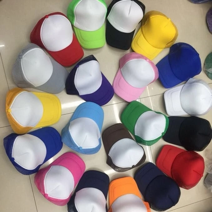 Custom Logo Blank Embroidery Foam Trucker Cap Adult OEM Mesh Sport Baseball Trucker Hat