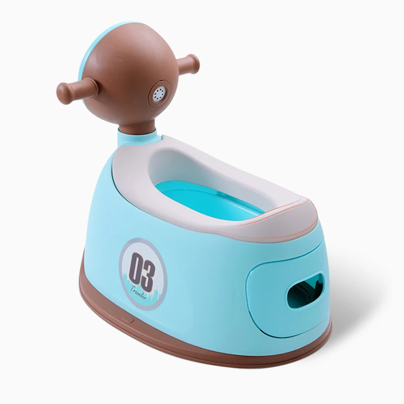 
Plastic Drawable Wheel handle Motorcycle shape Soft cushion baby potty training seat toilet baby toilet chair 