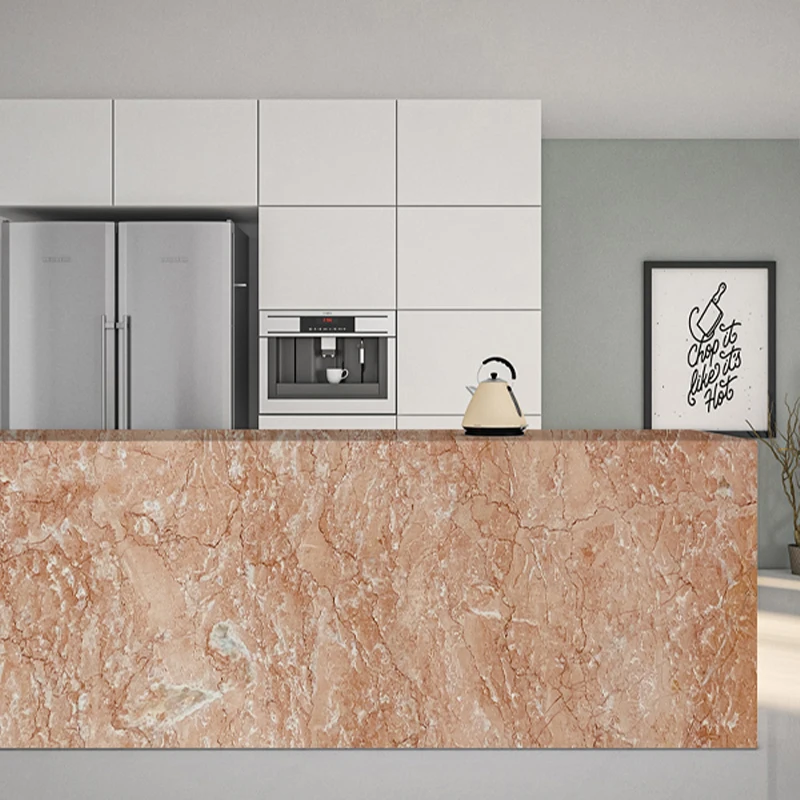AST OEM/ODM orangepeel red marmo baldosa high-quality stone best popular marble wall/floor tiles for bathroom walls