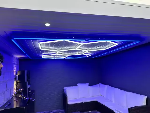 SUEZ Professional rgb hexagon lights for car workshop light