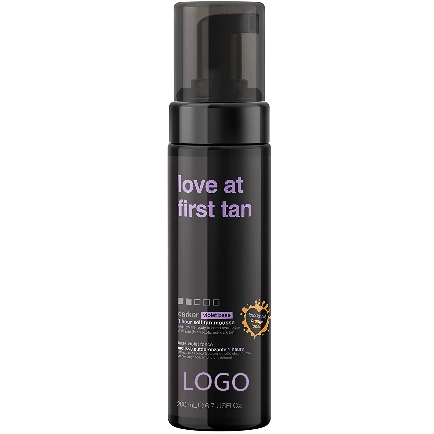 Private Label Natural Portable Vegan Deep Tanning lotion Face And Body Fake Instant Tan