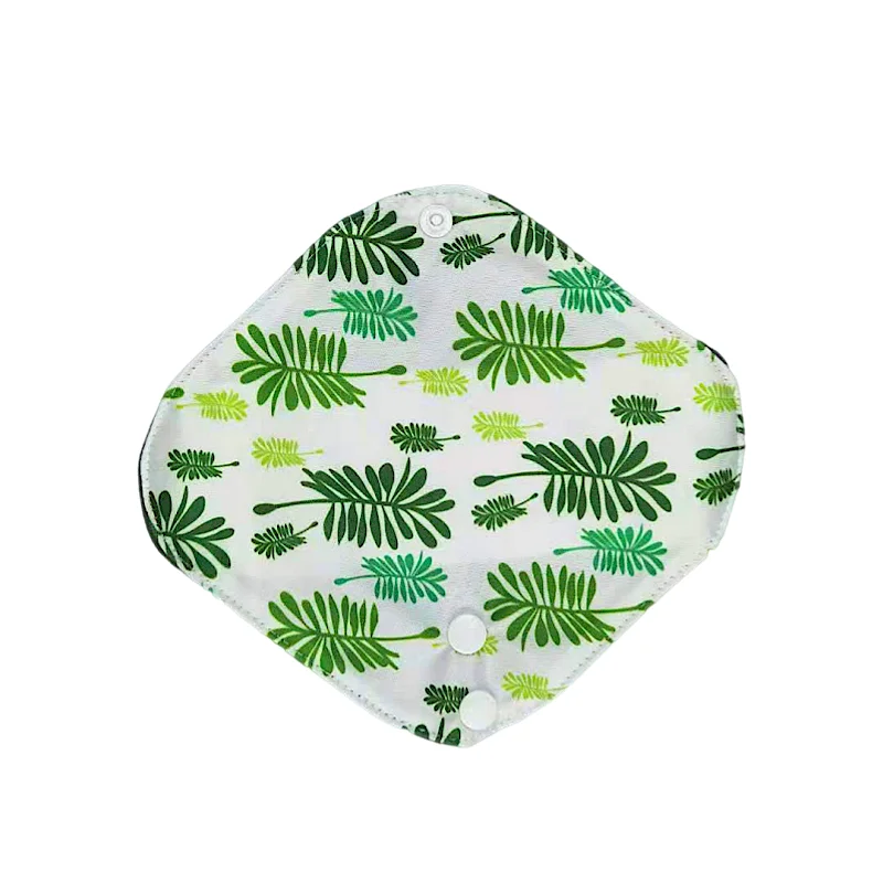 reusable sanitary pads printing thong panty liner washable bamboo cloth menstrual pad