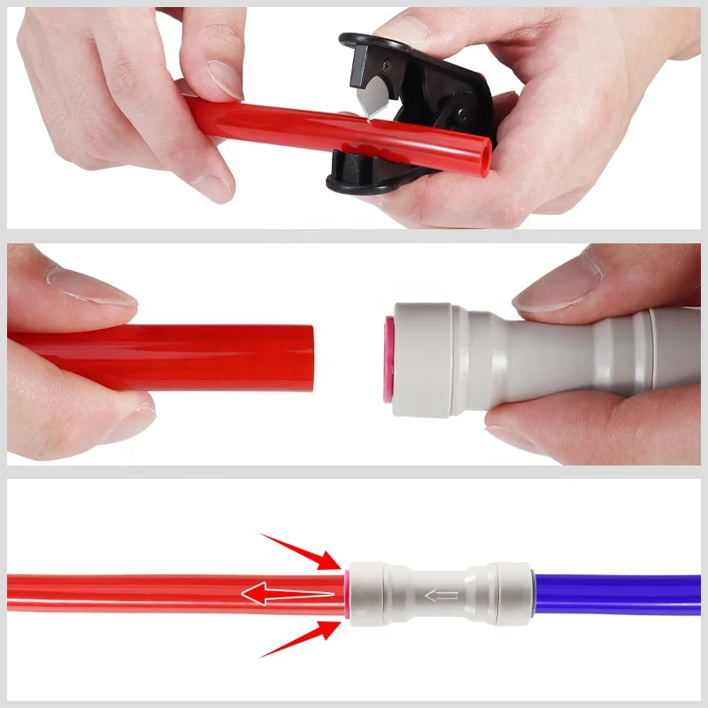 1/4' 3/8' Backwash Ball Valve RO Water Male Female Thread Fitting Switch Quick Connector Water Filter Reverse Osmosis Parts