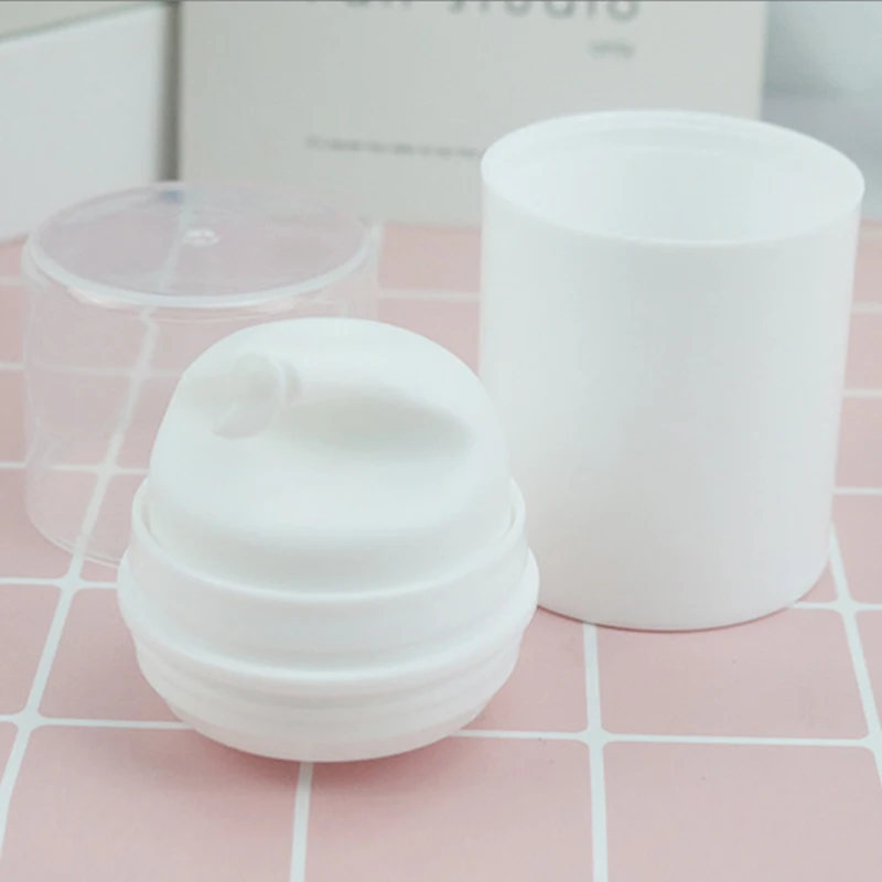 35g 50g 75g 100g 150g 200g manufacture PP vacuum airless pump bottle pet plastic lotion bottle empty plastic bottle with cap
