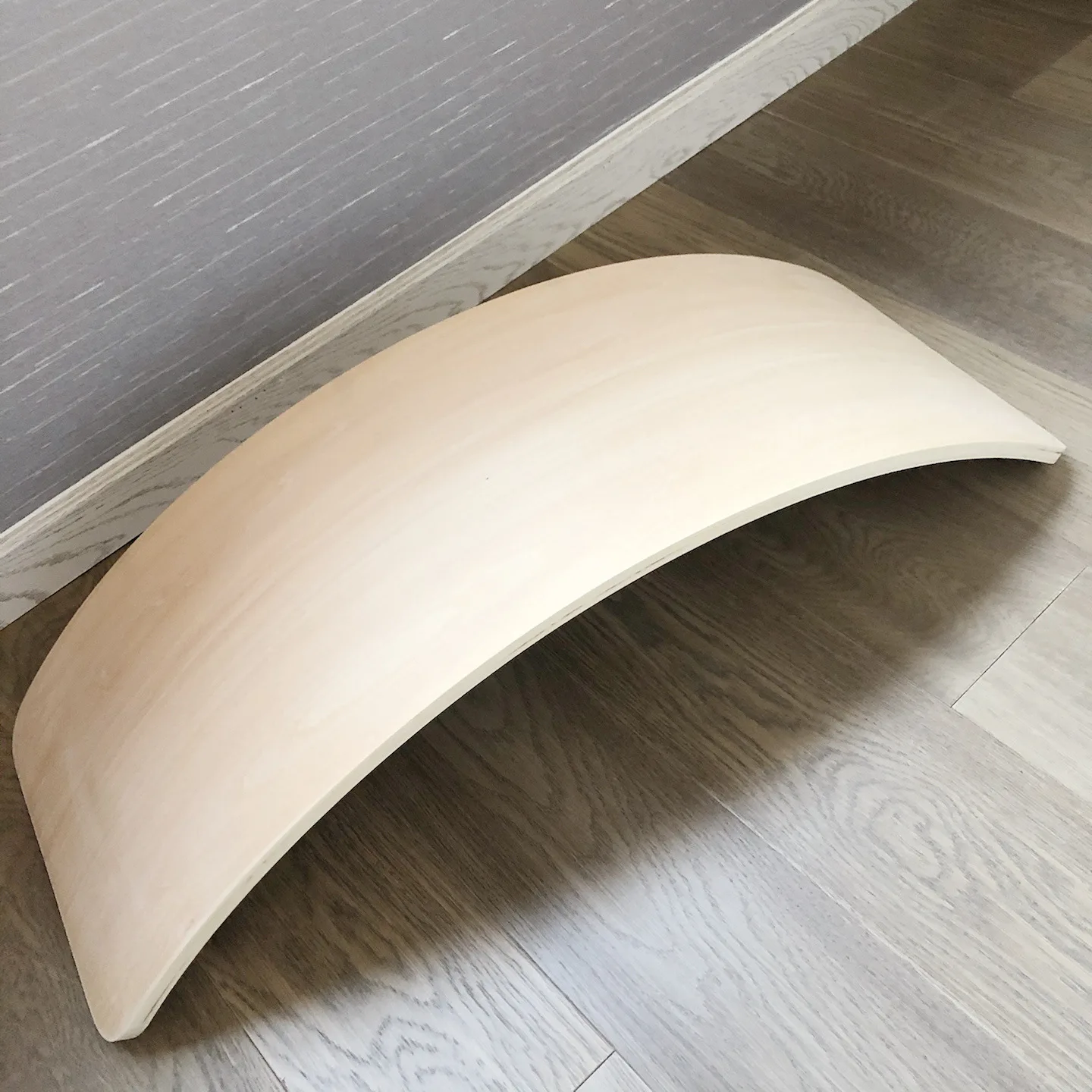 New Style Kids Wood Balancing Standing Yoga Stability Rehabilitation Trainer Fitness Wooden Wobble Balance Board