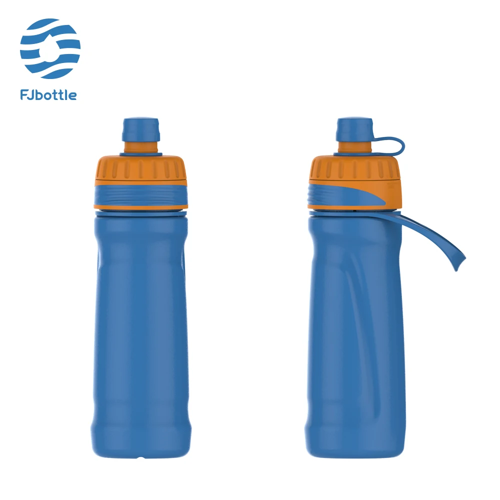 
FEIJIAN 2020 Outdoor Sport & Bike Squeeze 24OZ/700ml PP/PE BPA Free Bottle Customized_Pacific Ocean W/ Orange 