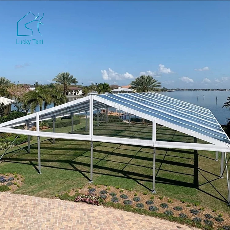 Custom Used Large Event Marquee 25m Wedding Tents With Led Lights