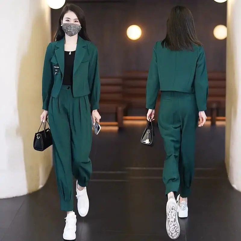 New Arrivals Two Piece Set Women Clothing Short Blazer Set Spring Fall Sets Women Fashion Trendy Suit For Women