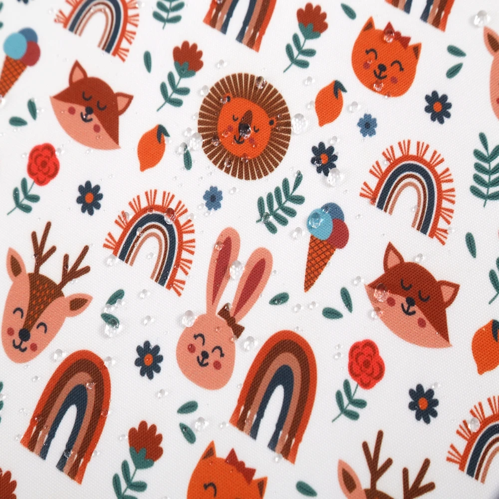 Manufacture new product custom digital printed waterproof 600d polyester oxford fabric with pvc coating for bag