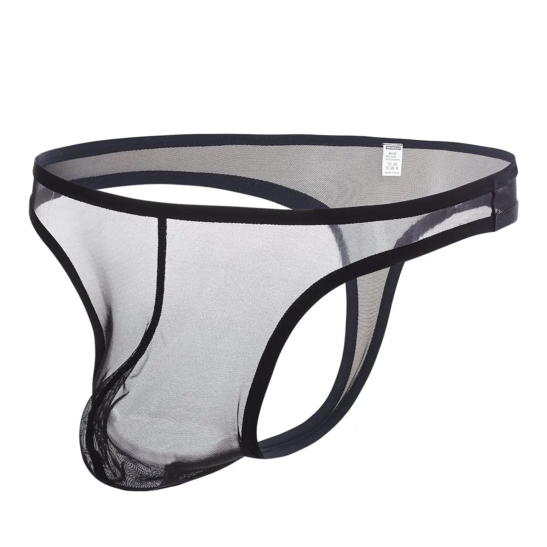 Мужские сетчатые стринги, прозрачные трусы, сексуальное нижнее белье для мужчин, стринги, высококачественное Мужское нижнее белье