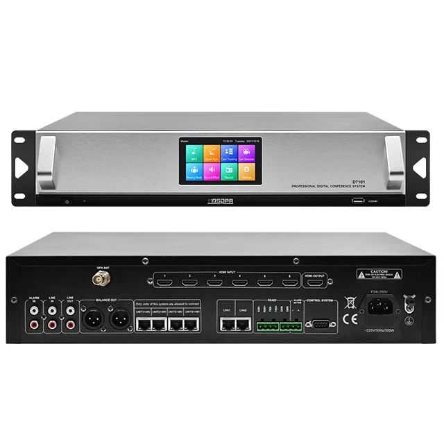 Priority wireless table microphone with voting for meeting room network desktop conference audio mic system