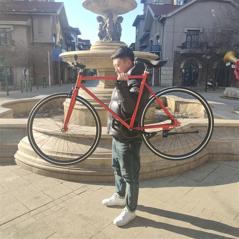 Hot sale chinese bicycle frame fixed gear bicycle road bike fixie