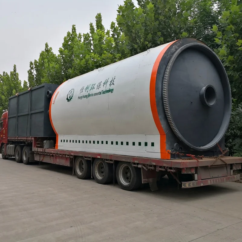 Green technology energy saving 15Tons used tyre pyrolysis machine