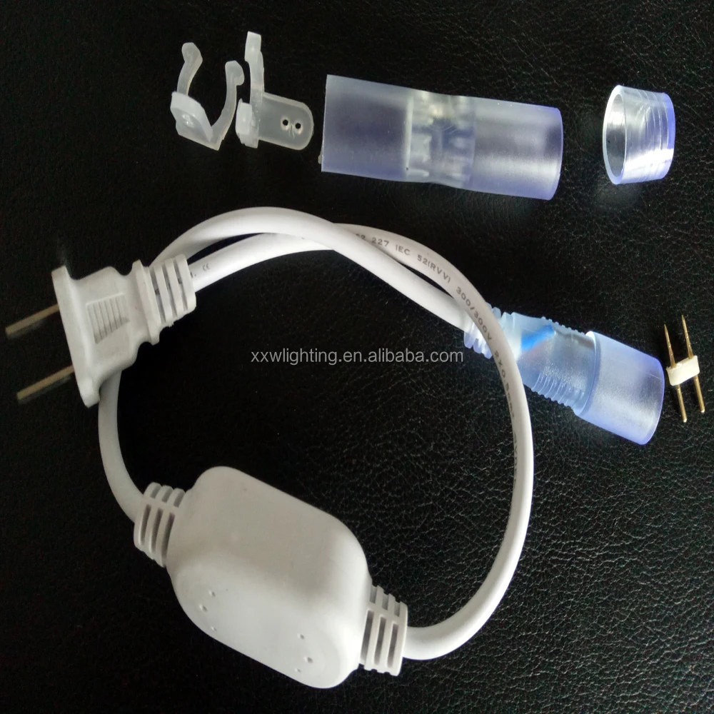 wholesale Dia16mm 360  270degree white pvc 220V led neon flex light rope