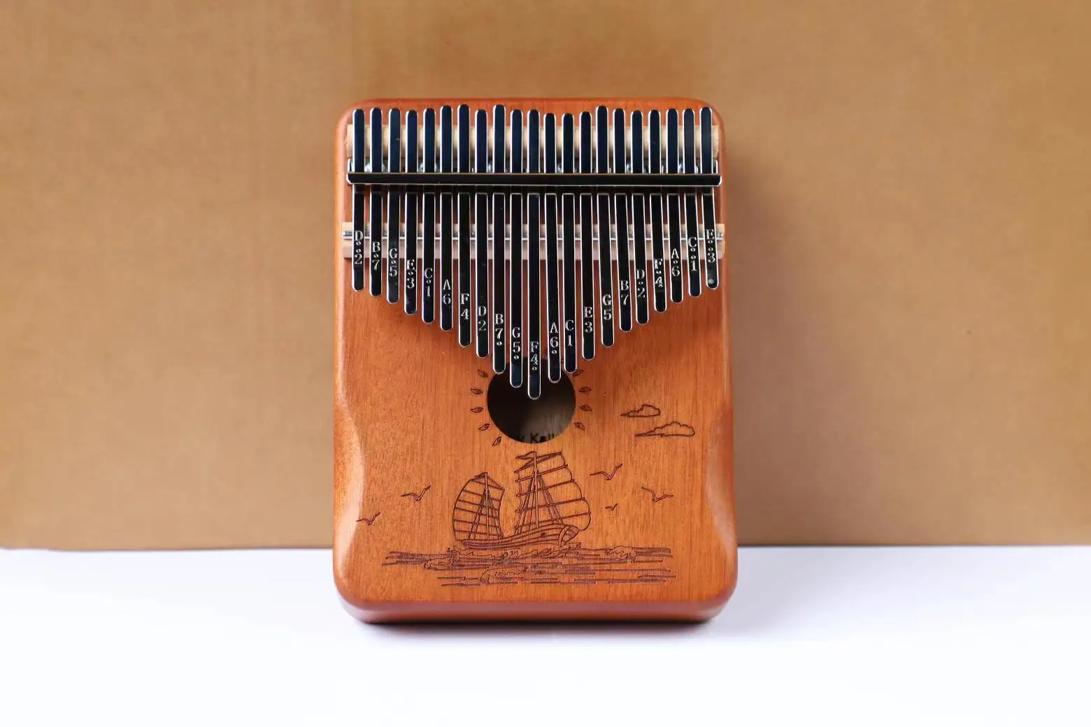 21 Keys Kalimba Wooden Music Toy Thumb Finger Piano Musical Instrument  with Study Instruction  for everyone beginner