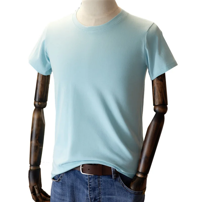 PDEP S-4XL 100% Cotton 180g Combed cotton round neck short sleeve solid color blank T-shirt