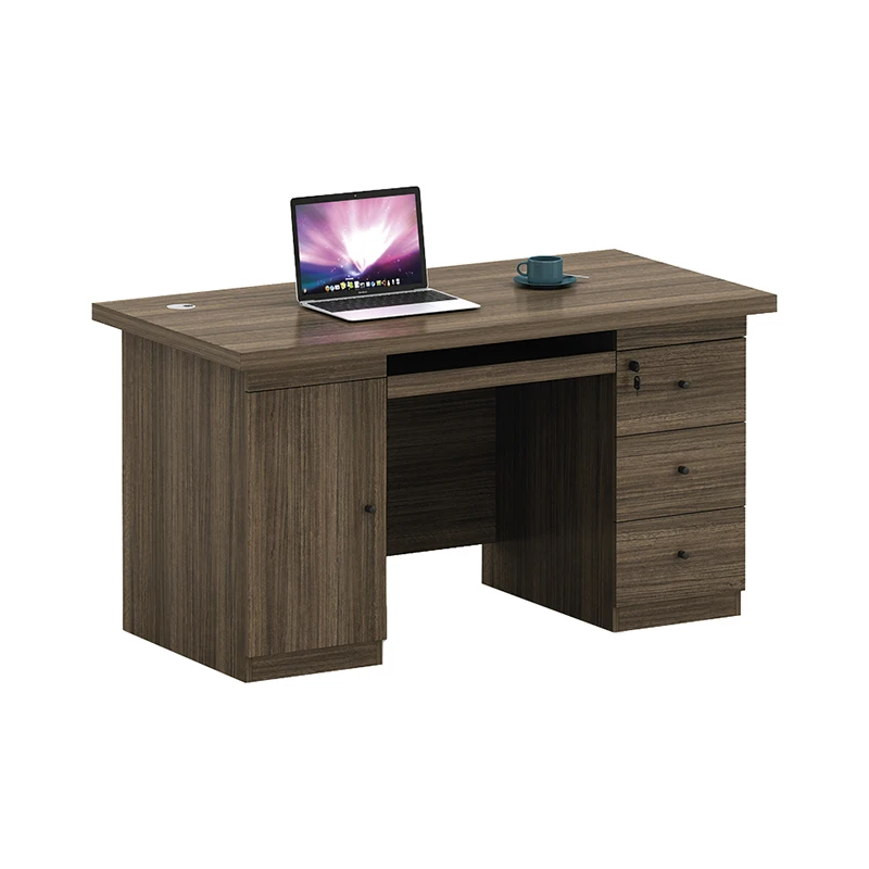 Modern minimalist workstation desk cabinet drawers multi-functional staff computer office desk
