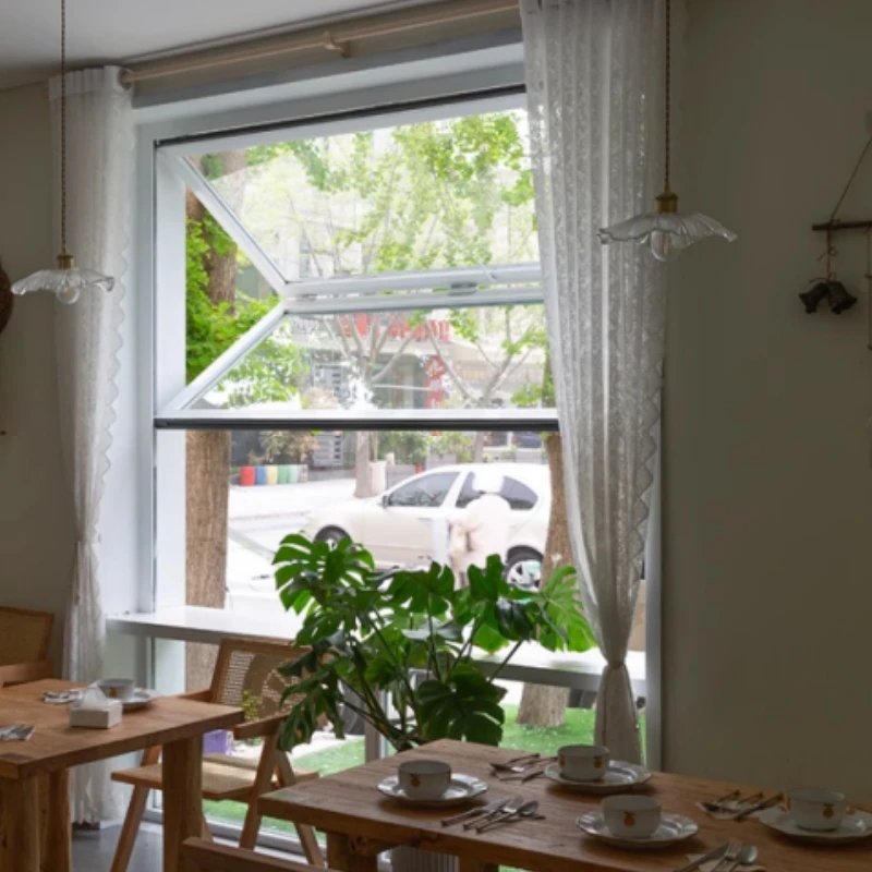 Low Price Hung Window FRAME Optional Automatic Pivot Hinged Windows Aluminum or PVC Awning Top Hung Window