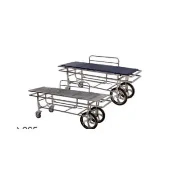 Stainless steel emergency transport bed patient transfer stretcher cart Hospital Loading Ambulance Stretcher