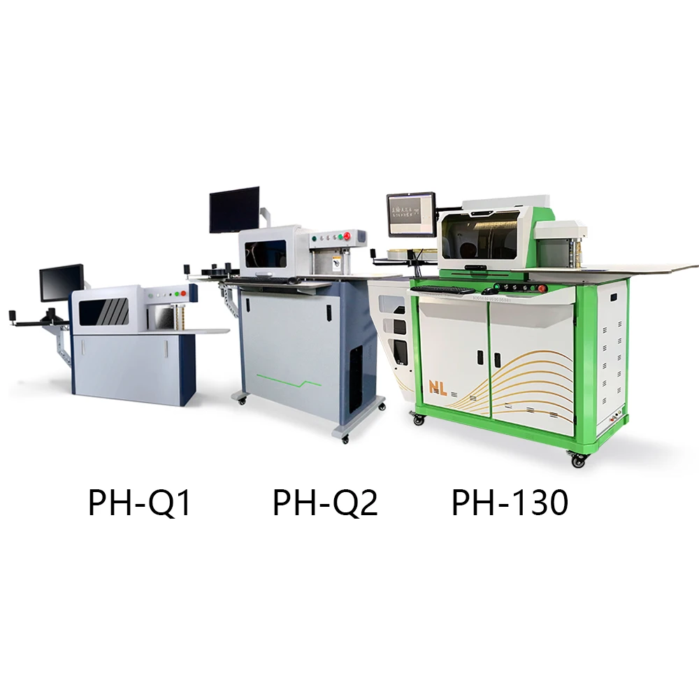 weifang 3d sign making cnc cut and bender plastic automatic flat aluminum channel letter bending machine