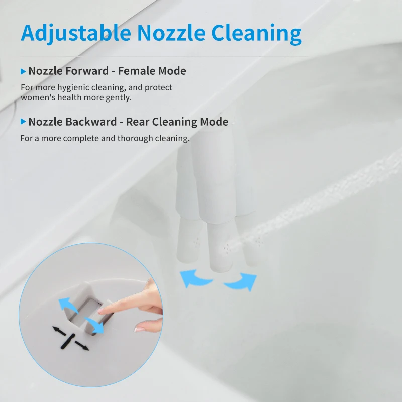 Cold Water Manual Clean Vagina Butt Seat Attachment Bidet Sprayer Non-Electric Nozzle Self-Cleaning Toilet Bidet