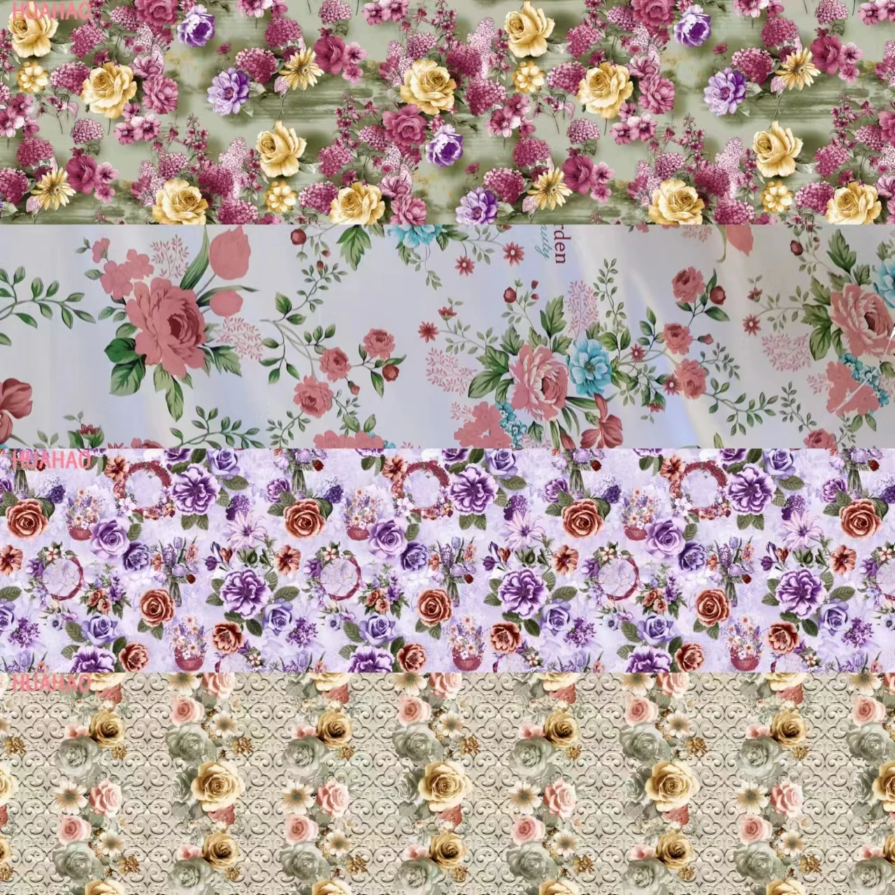 Floral Print Twill Disperse 120 Gsm 240 cm Brushed Micro Fiber Bed Sheet Fabric in Roll