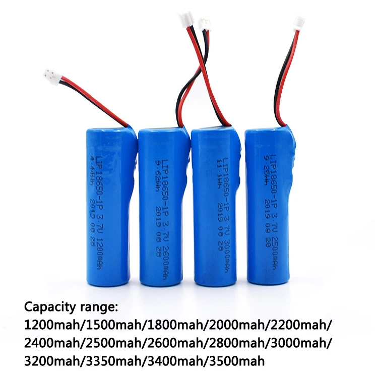 18650 1200mah 3.7v battery 4.44wh cylindrical rechargeable battery li-ion 18650 cells lithium ion batteries