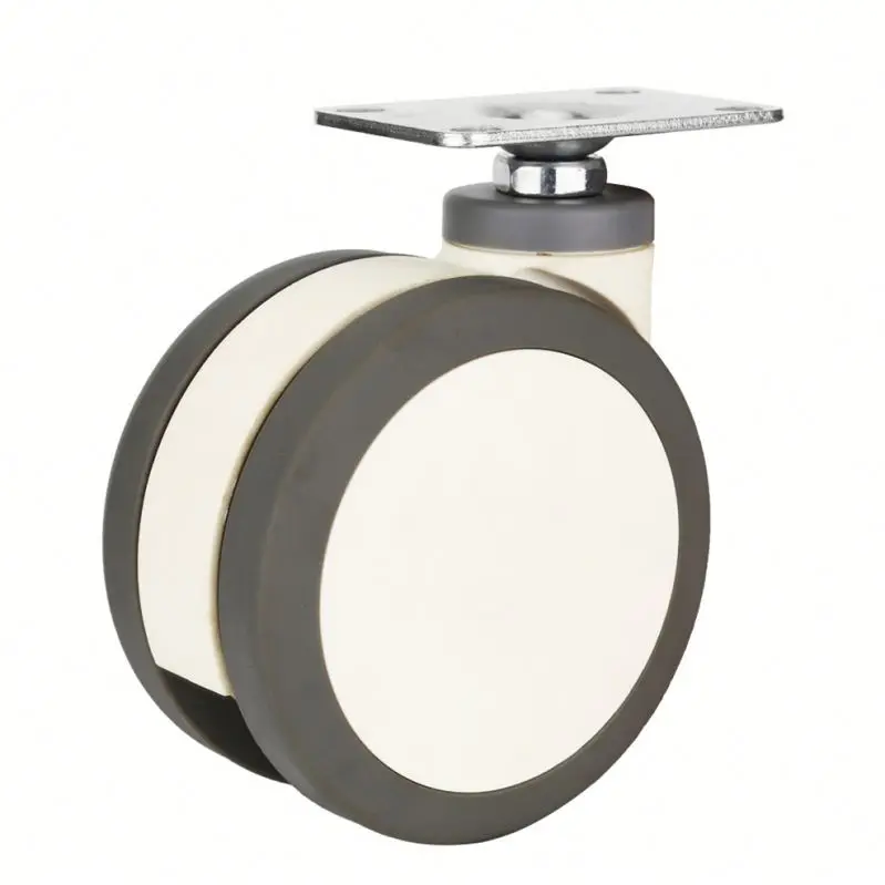 Медицинский ранг шариковый подшипник пластиковый двойной кровать Поворотное Колесо Ролик