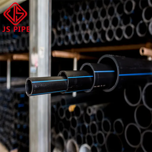 Factory Hot Sale Low Price Black Blue Color PN5 - PN16 PE100 Plastic Water Pipe PE HDPE Pipe