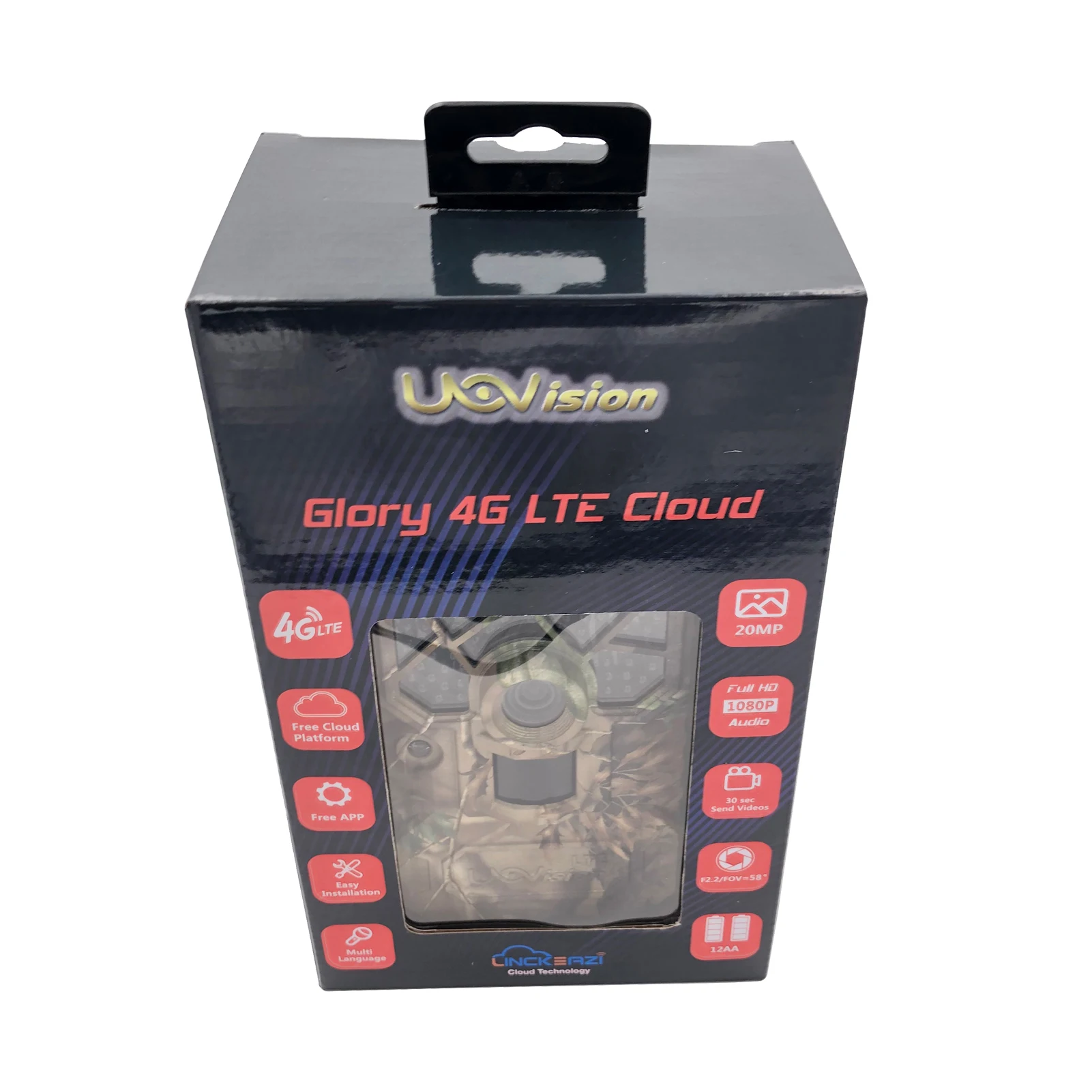 Uovision Trail Cameras with Night Vision Digital Trail Wild 4G Hunting Camera with Cloud System