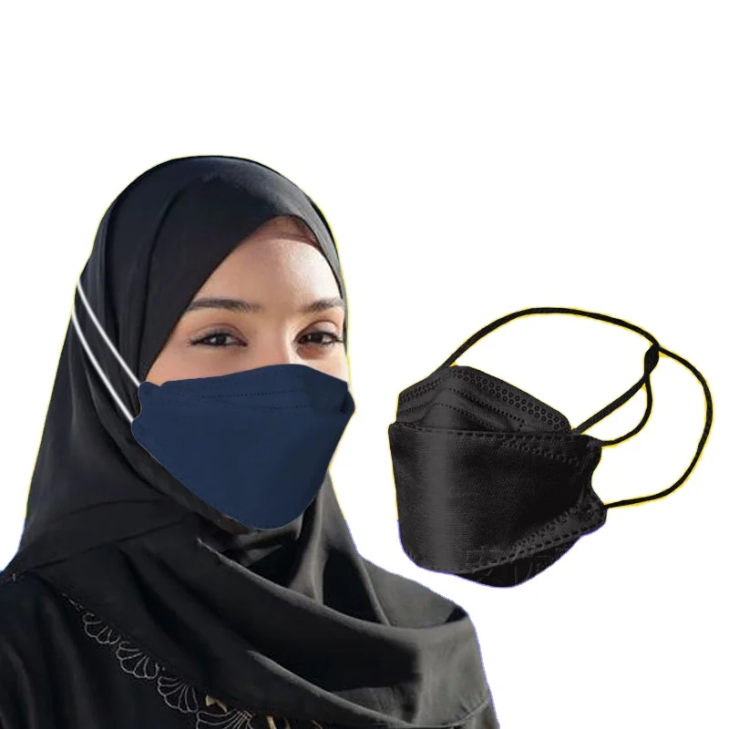 Kf94 Hijab Face Mask Muslim headwear cross ear band color kn94 face mask