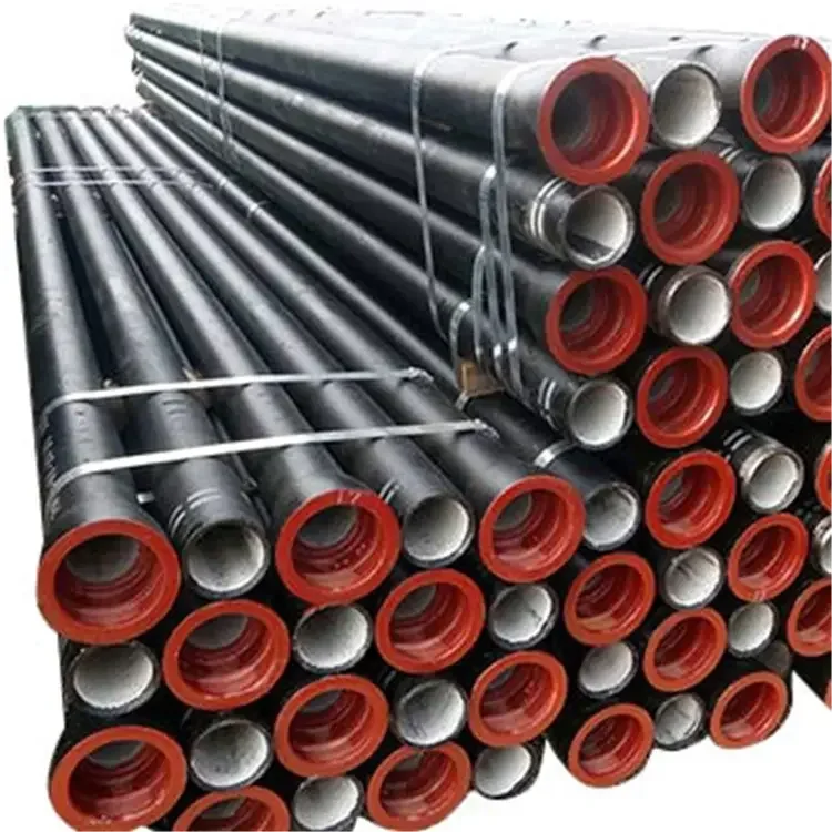 Factory Supplier Custom ISO2531 EN545 OD 200mm 300mm 400mm 800mm 1200mm K9 C30 Ductile Cast Iron Pipe