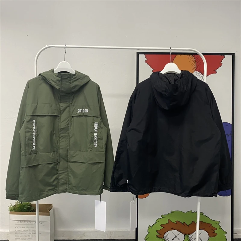 Fashion Brand NYLON Windbreaker Men Jacket Techwear Cargo Clothes Coat Streetwear Winter Autumn Jackets