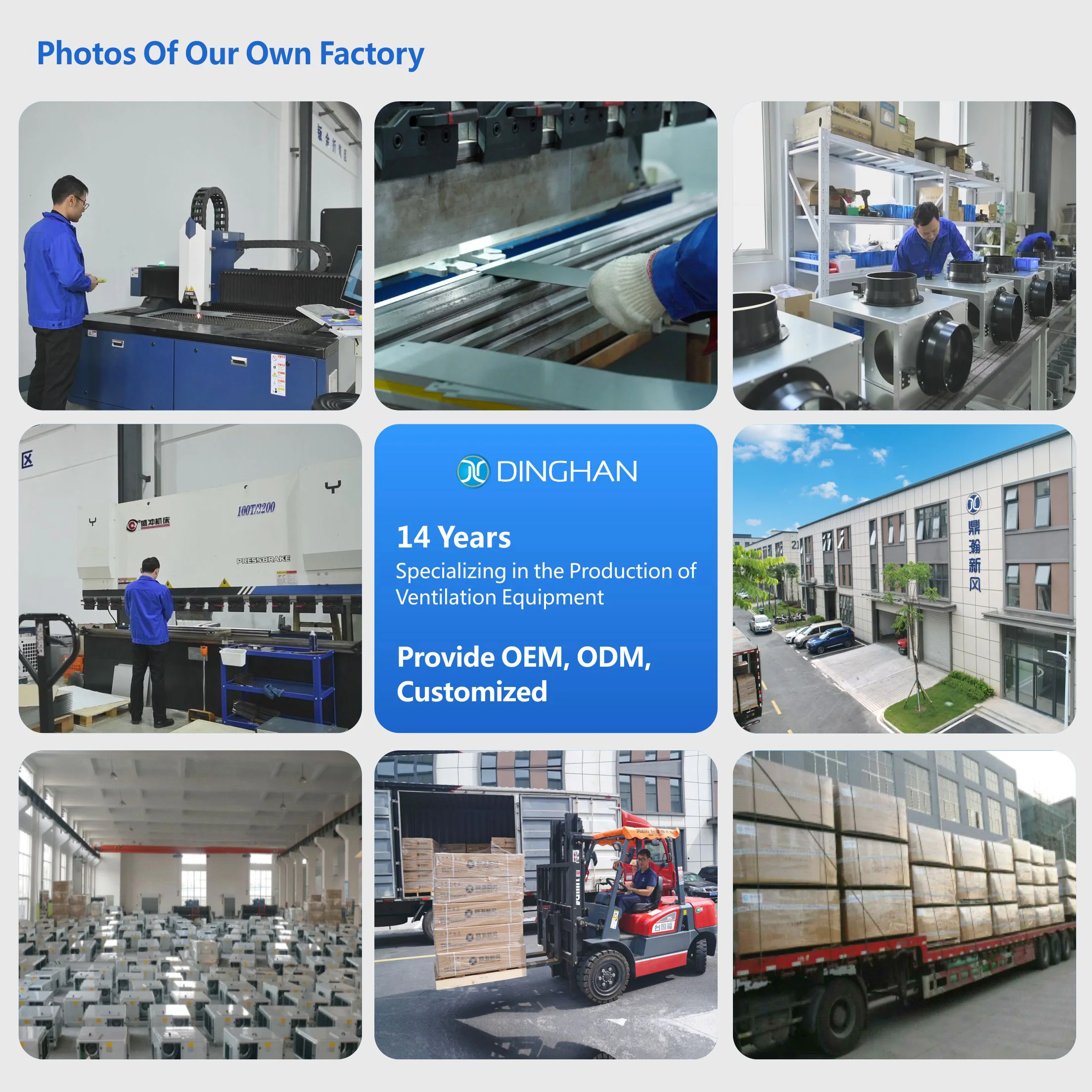 Factory Supply HVAC Vav Industrial Ventilation Terminal galvanized Steel Round Duct Rectangular