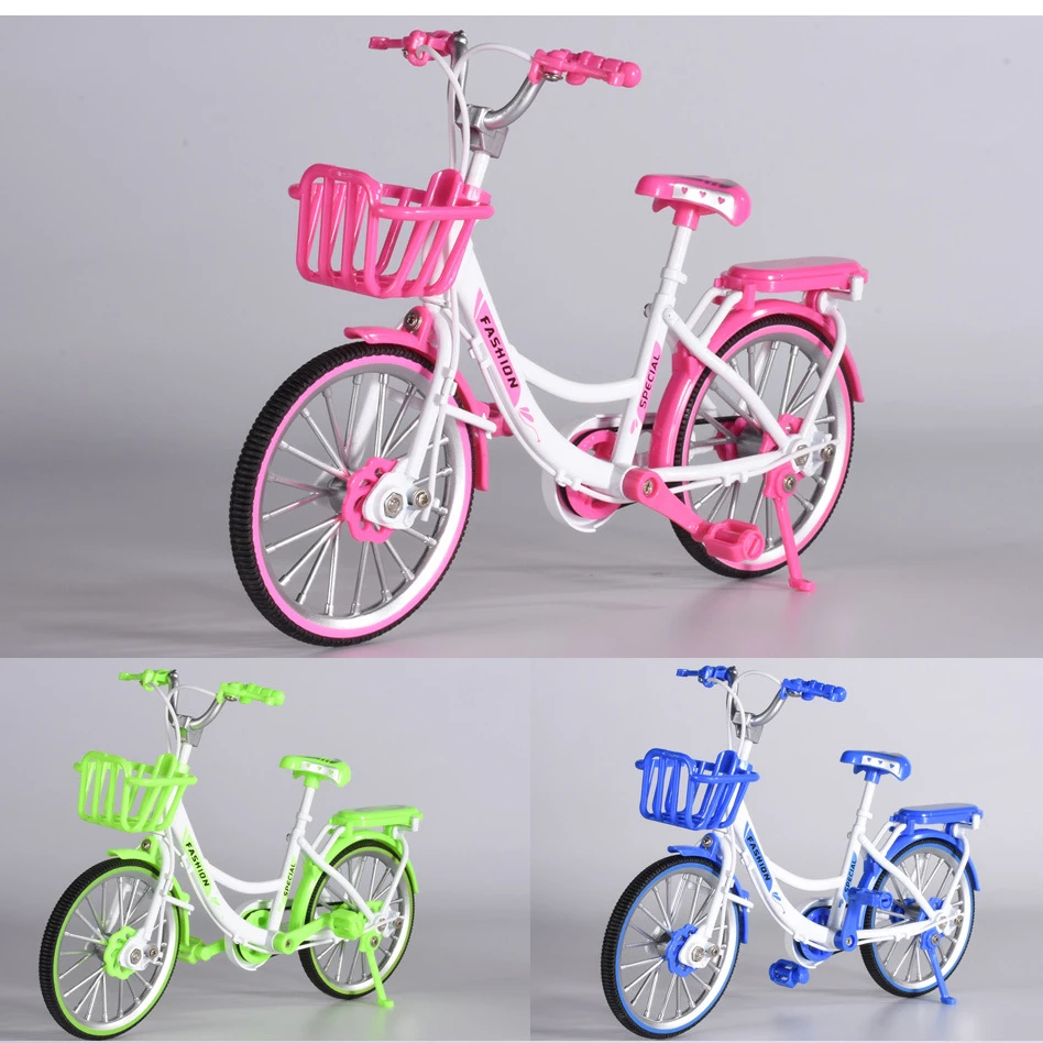 1:8 Alloy Metal High Quality Bicycle Simulation Alloy Mountain Bike Mini Bike Toy Model  Decoration Collection Toys for children