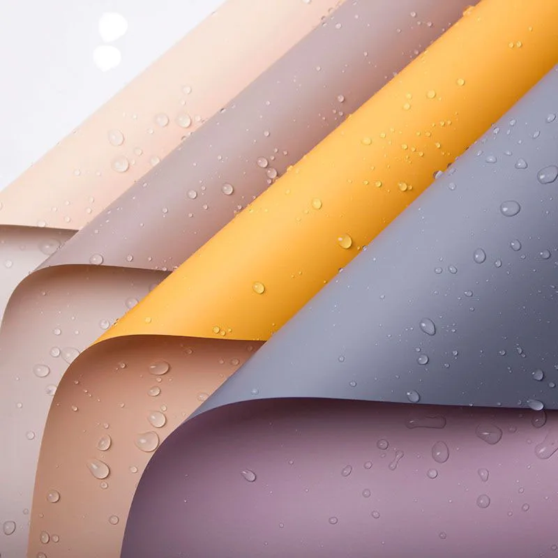 2022 двухцветная Водонепроницаемая утолщенная подарочная упаковка оберточная бумага для букета флористиста рождественских