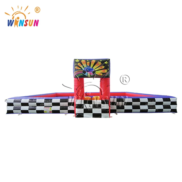 Sport game inflatable interactive game Bumper Car Inflatable Race Arena commercial inflatable games for event