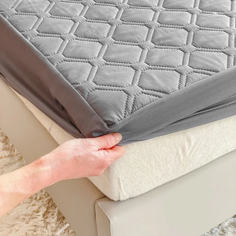 Fitted Quilted Water Proof Mattress Protector Cover Waterproof Bed Cover Mattress Protector Pad Mattress Waterproof Protector