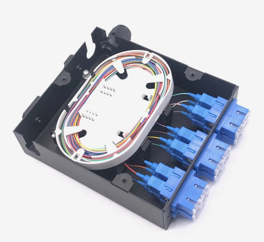 
2021 Hot sales Optical Fiber Terminal Box 6 Fiber SC Port 