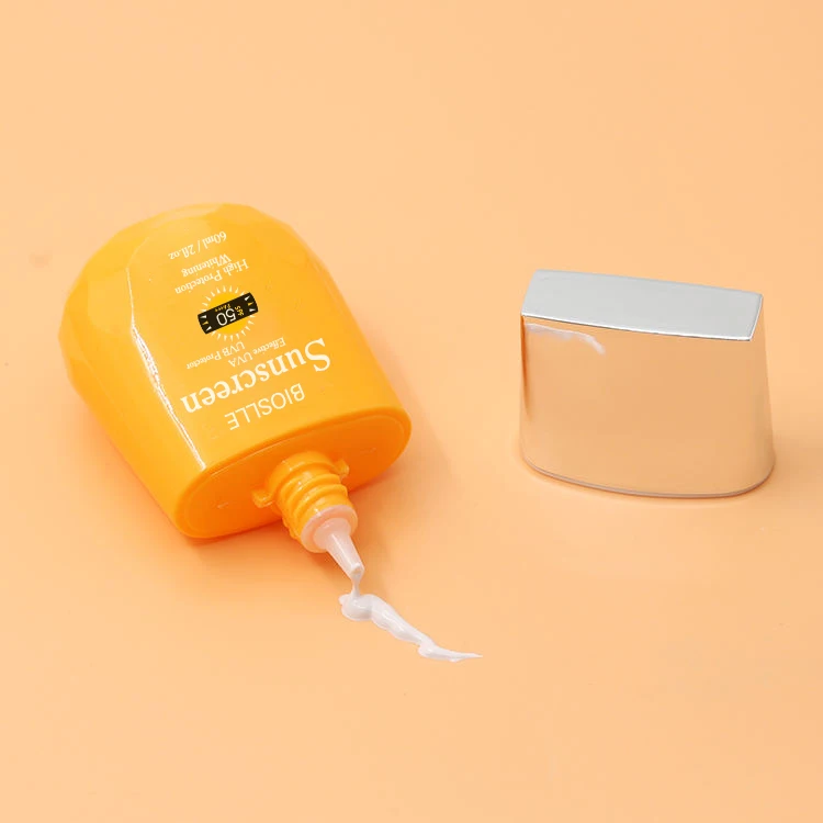 Private Label 60ml Korean Sunscreen UV Sun Block Skin Protector Tinted SPF 50 Sunscreen Sundown Sunscreen Face Cream