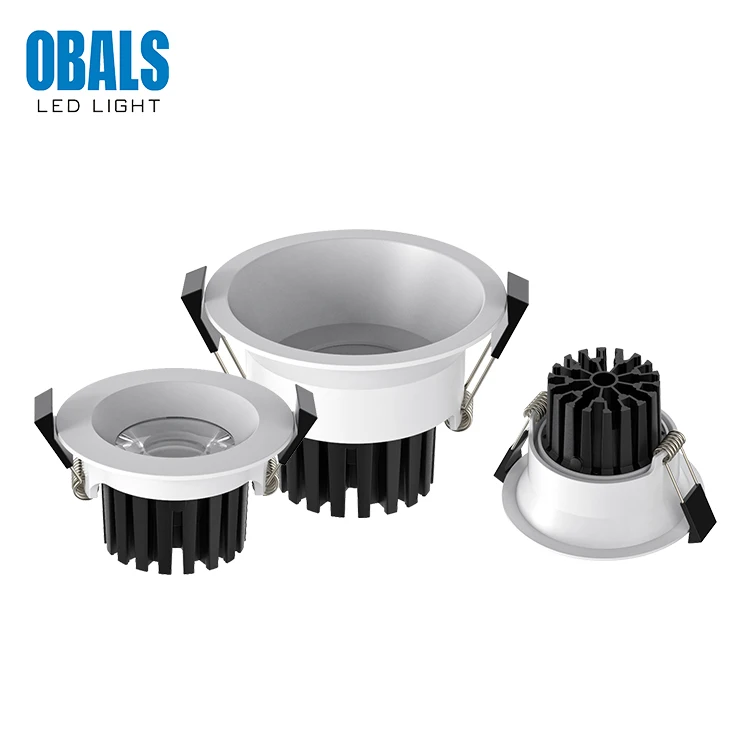 High Quality Modern Spotlight Ceiling Zigbee Tuya Downlight Cob Round 10w Recessed Mounted Led Down Light