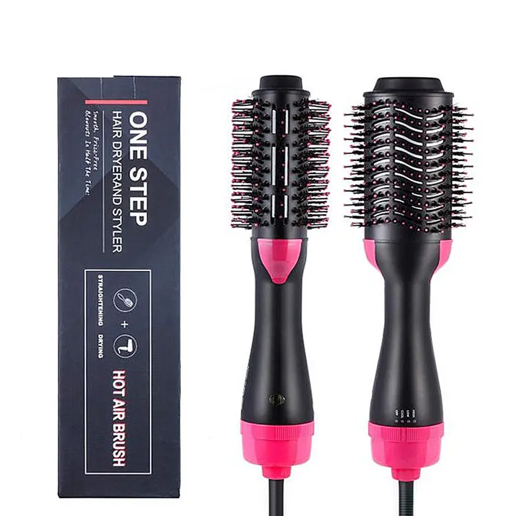 
portable 3 In 1 Ceramic Curling Iron Flat Iron Hair Strengthening Comb electric hair straightener brush 