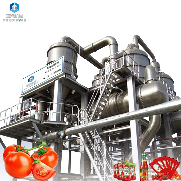 fruit juice concentrate falling thin film evaporator