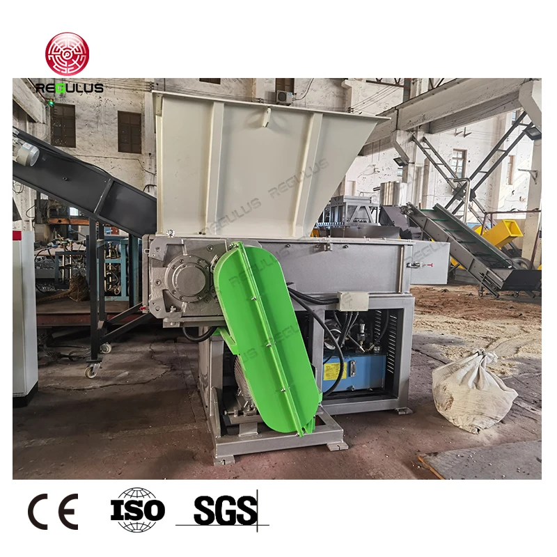 Various Plastic Films Shredding Device PP PE LDPE HDPE Plastic Shredder machine