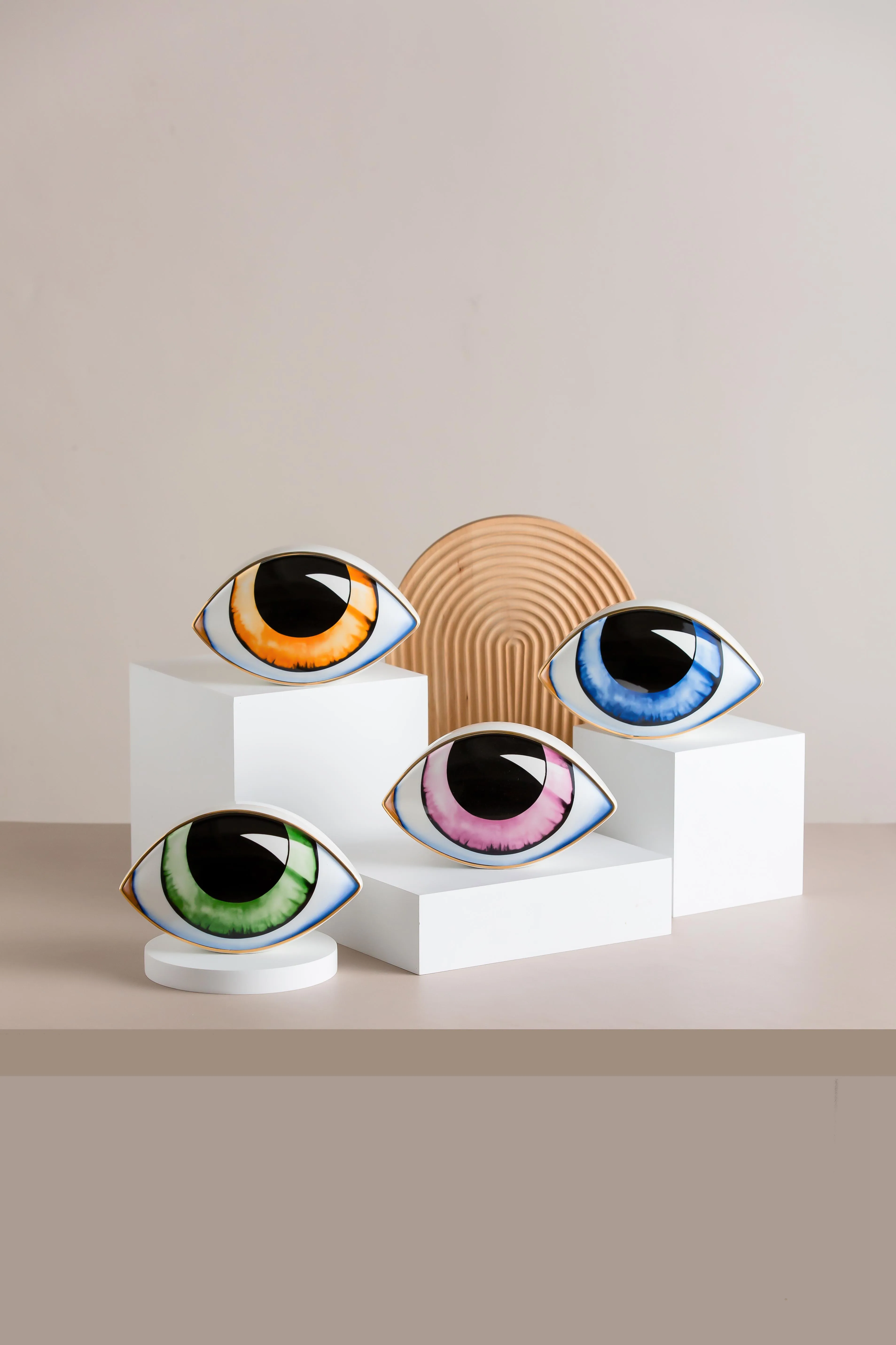 Светлые роскошные подарки креативные новые продукты украшение для крыльца серия «большие глаза» Керамические настольные