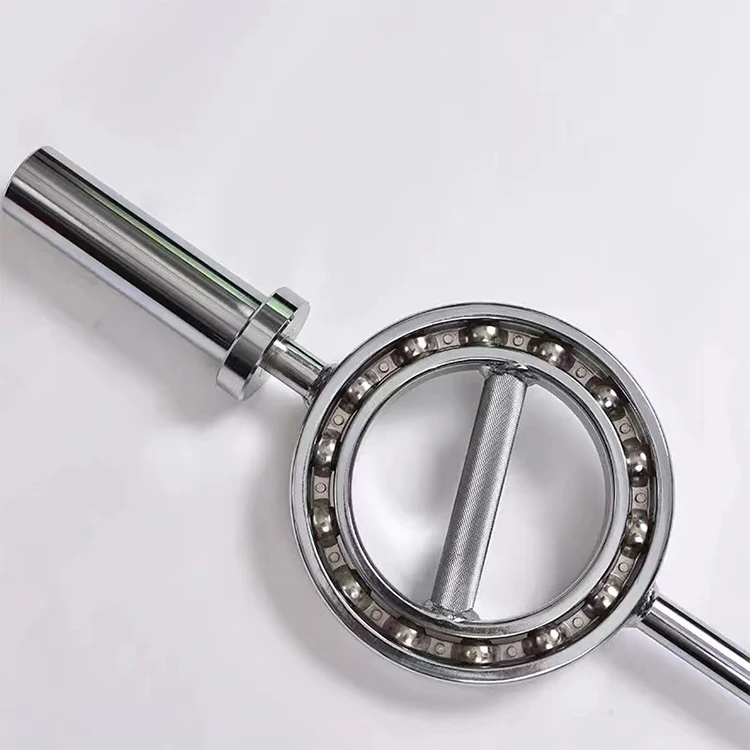 Popular multi-functional fitness weightlifting  Round Grip for Arm Curl Fitness 360 degree eye rotating Curl Barbell